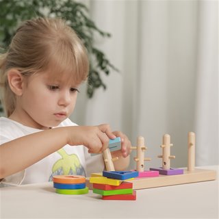 Creative shapes stacking board